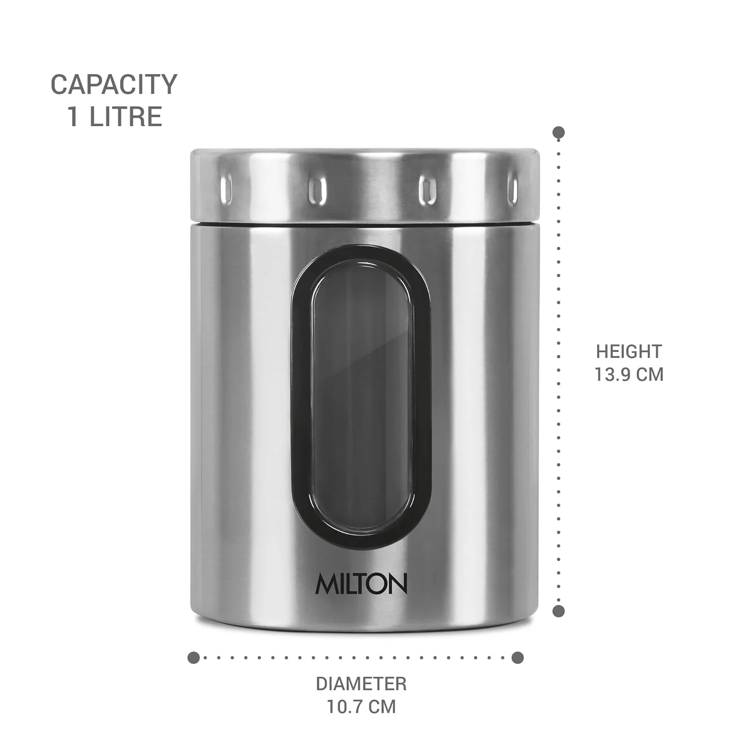 Steel Crispy Storage Jar (Milton) - Image 10