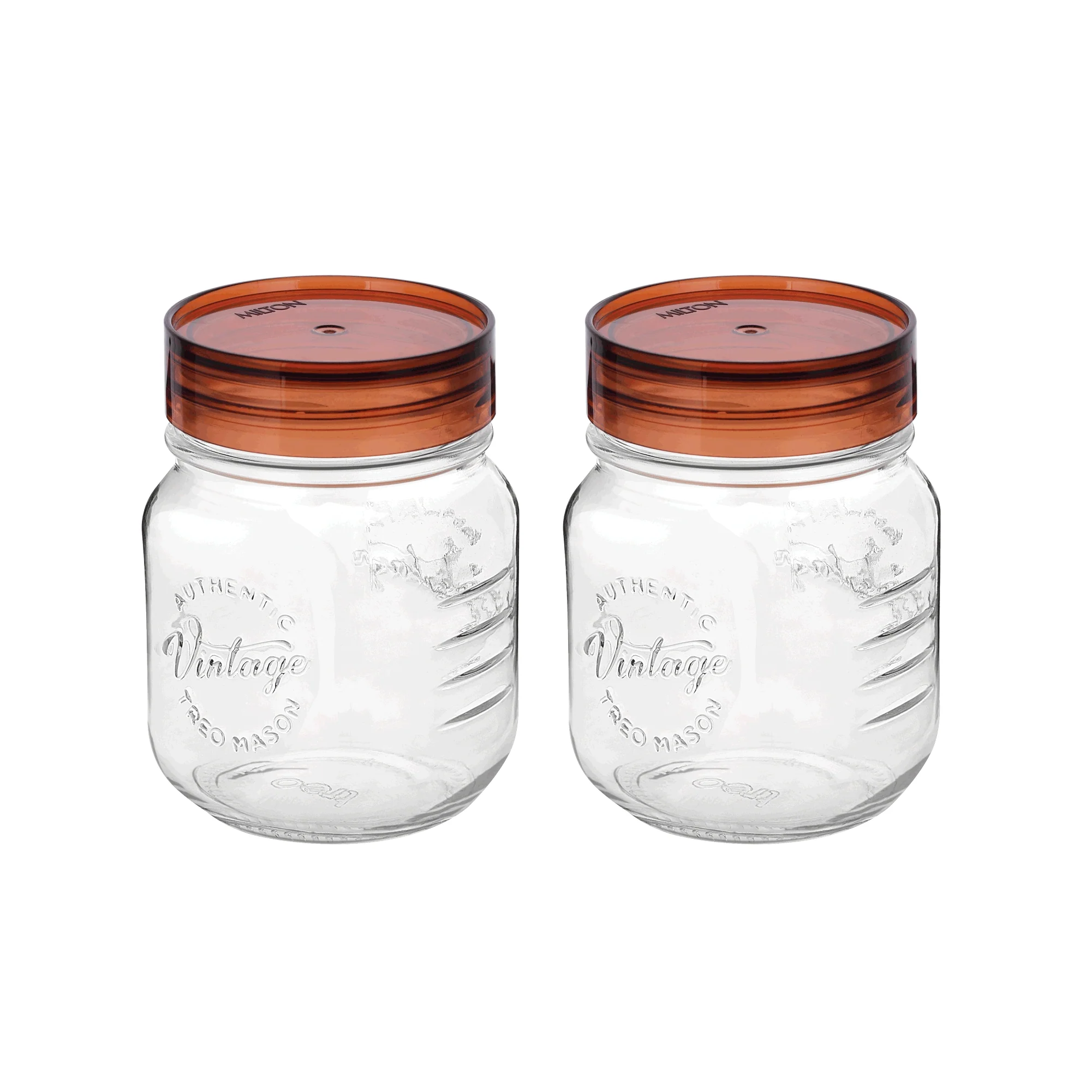 Vintage Glass Jar With Lid (Treo by Milton) - Image 12
